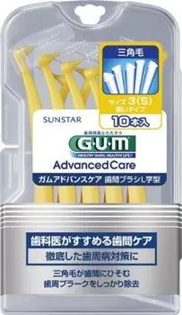Межзубной ершик GUM 10 шт. 6 комплектов L-образной формы (S)