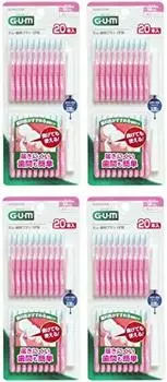 Межзубной ершик GUM M 20P [Оптовая закупка] I-образный [x4 шт.]