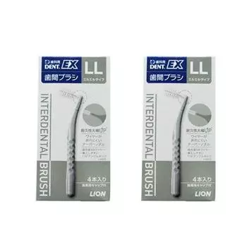 Межзубные ершики Lion 4 шт. x 2 шт. DENT.EX (LL (серый))