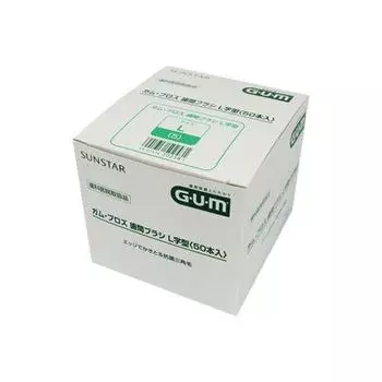 Межзубные щетки Sunstar Gum Pros 50 шт., Г-образной формы (L (зеленый))