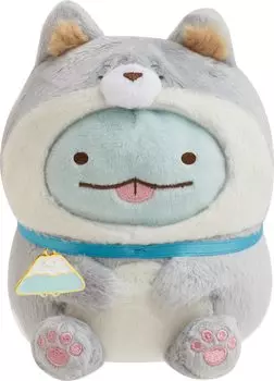 MF43601 Sumikko Gurashi Koinu и собака играют сидячая плюшевая игрушка ящерица