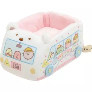 MF61301 Sumikkogurashi Collection Sumikkomono Running Nori Plush Toy Kindergarten Bus