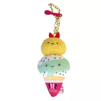 MF74001 Sumikko Gurashi x 31 Ice Cream Hanging Plush Toy Shrimp Fly Tail (Popping Shower)