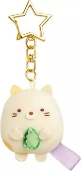 MF77301 Sumikkogurashi Charm Hanging Plush Cat
