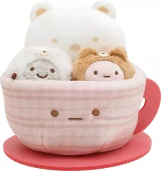 MF87801 Sumikko Gurashi Collection Home Bear Cafe Scene Мягкая игрушка