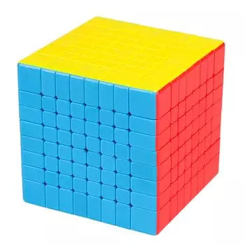 MF8 8X8X8 Migic Cube без наклеек 8x8 Speed Cube Moyu Cube для класса moyu 8x8 Наклейка Черный Speed Cube