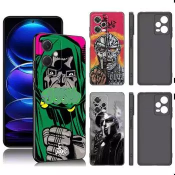 MF DOOM черный силиконовый чехол для телефона Xiaomi Redmi Note 9 10 11 11S 11T 12 13 Pro 5G Plus 9S 10S 12S Redmi Note 9