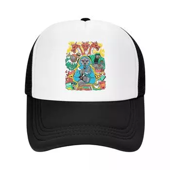 Mf Doom Friends Кепка дальнобойщика для унисекс WoUnisex Персонализированная регулируемая бейсболка для взрослых Doom Slayer Game Уличные бейсболки Snapback Trucker Hat