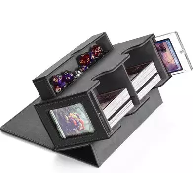 MFDXWCV Deck Case Коробка для хранения коллекционных карточек Футляр для коллекционных карточек Футляр для коллекционных карточек Футляр для хранения ... Большая емкость