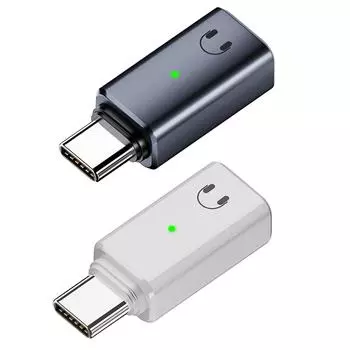 MFi Certified Headphone Cable Converter Type C To 8 Pin Audio Converter Headphone Earphones Converter for iPhone 15 iPad MacBook белый