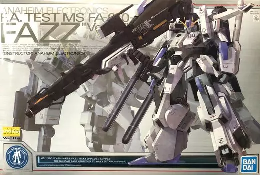 MG 1/100 Gundam Base Limited FAZZ Ver.Ka [Titanium Finish] Mobile Suit ZZ Gundam