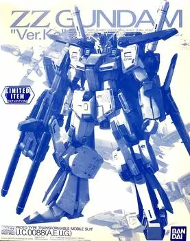 MG Double Zeta Gundam Mobile Suit Gundam ZZ [Ограниченный по событиям] 1/100 Ver.Ka [Прозрачный цвет] (Двойная Зета)
