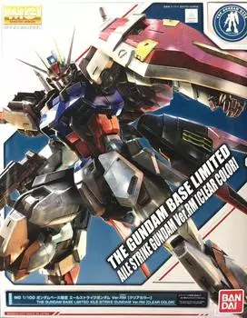 MG Gundam Base Limited Aile Strike Gundam Mobile Suit Gundam SEED 1/100 Ver.RM [Clear Color]