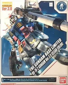 MG Gundam Base Limited Gundam Mobile Suit Gundam 1/100 RX-78-2 Ver.3.0 [Прозрачный цвет]