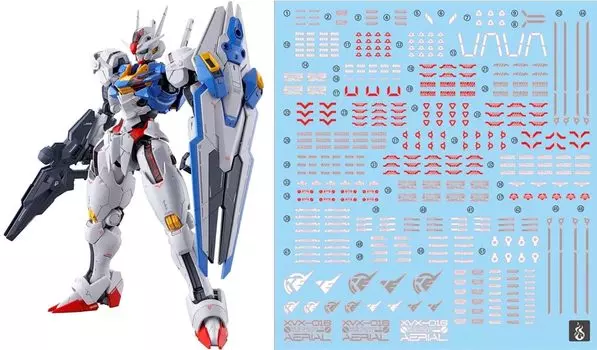 MG MGEX MGSD FM HiRM Robot MS Ensha Detail Up Water Transfer Decal МЕХАНИКА Гандам Флуоресценция!! 1/100 (ПОЛНАЯ 1/100 Воздушная) [Элемент]