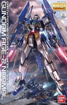 MG Mobile Suit Gundam AGE Gundam Нормальная пластиковая модель AGE-2 1/100 с цветовой кодировкой
