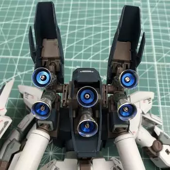 MG Mobile Suit Gundam NT Sinanju Stein Metal Vernier Set 1/100 (Повествование Вер.) (Серебряный + Синий)