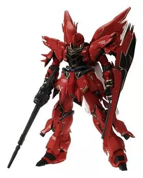 Пластиковая модель MG Mobile Suit Gundam UC Sinanju с декалями Ver.Ka [включена премиум-версия] 1/100 с цветовой кодировкой