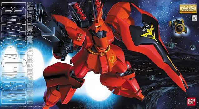 MG Neo Zeon Army Newtype Mobile Suit Sazabi Suit Gundam 1/100 MSN-04 (Mobile Char s Counterattack)