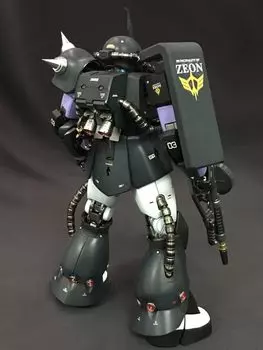 MG Zaku II Metal Vernier Полный комплект с деталями из нержавеющей стали Deluxe Edition Char Aznable Exclusive PB Exclusive Black Exclusive Zaku Silver 1/100