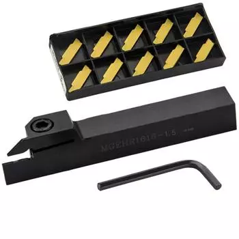MGEHR1616-1,5 Держатель инструмента для токарного станка + 10 шт. MGMN150-G NC3020 ВСТАВКИ