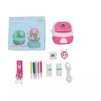 Мгновенная камера 2,0 дюйма 24MP 1080p видеозапись высокой четкости мультяшная камера для печати для детей Rabbit Style