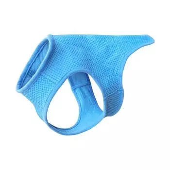 Мгновенно охлаждающий жилет Дышащий жилет для собак для жаркой погоды Многоразовое мгновенно охлаждающее пальто для активного отдыха XS синий