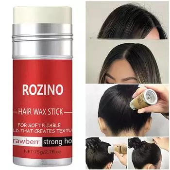 Мгновенно укладывайте волосы с помощью этой удобной в путешествии восковой палочки для волос красный