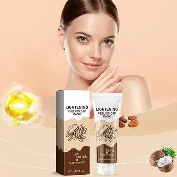 Мгновенное отбеливание ниацинамид отшелушивающая маска глубоко увлажняющая молниеносная для женщин маска пилинг лыжная K5Y0 60g-1pcs