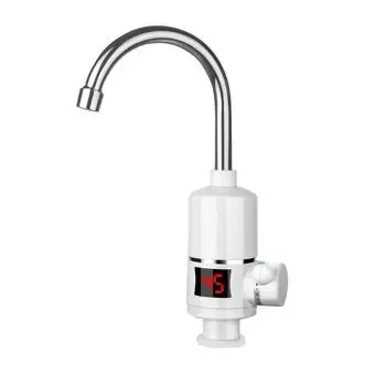 Мгновенный водонагреватель, быстрый мгновенный термостат для водонагревателя 3000 Вт, электрический кран, дисплей температуры us