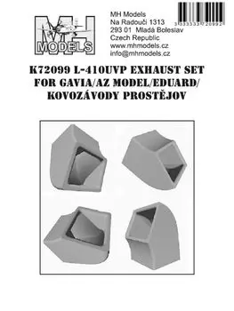MH Models Лет Экзост Универсальные Пластиковые Детали для Сборных Моделей MHZK72099 1/72 L-410UVP (Самолет)