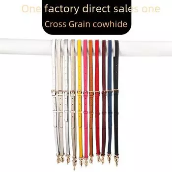 MHS-A-2 Сумка из натуральной кожи с регулируемым тонким плечевым ремнем – Аксессуары для сумки-мессенджера с перекрестным узором 1.2cm