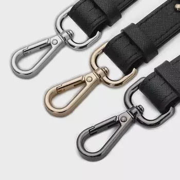 MHS-A-37 Lychee Черный кожаный универсальный широкий ремень для сумки на плечо