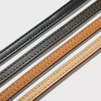 MHS-C-58 Сменный ремень из кожи растительного дубления для сумки через плечо Neverfull Checkerboard, ширина 1 см