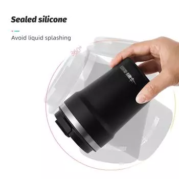 MHW-3BOMBER 360 мл нержавеющая сталь кофе стакан портативный двойной стенки термокружки для путешествий кемпинга дома кофейные аксессуары чёрный