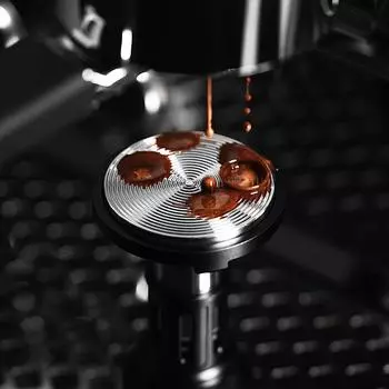 MHW-3BOMBER 51/53/58 мм подпружиненный темперамент для кофе эспрессо ударный тампер постоянного давления профессиональные инструменты бариста 53.35mm светло-серый