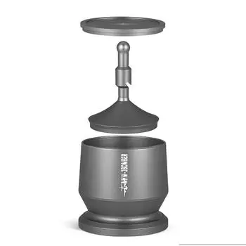 MHW-3BOMBER 58 мм алюминиевый сплав кофейный порошок дозатор чашка с дозирующим кольцом слепой шейкер 58mm серый