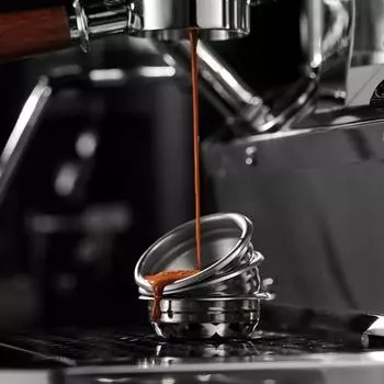 MHW-3BOMBER 58mm Bottomless Portafilter Baskets Stainless Steel Coffee Filter Basket for 18g Portafilter Home Barista Accessorie