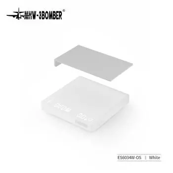 MHW-3BOMBER Цифровые кофейные весы с таймером LED-экран Эспрессо USB 2 кг Макс. Взвешивание 0,1 г Высокая точность Измеряет Кухонные весы