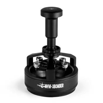 MHW-3BOMBER Espresso Sonodle 58 мм WDT Инструмент Регулируемая высота Магнитный 0,25 мм 14 игл Кофе Дистрибьютор Инструмент для подачи эспрессо с 6 запасными иглами