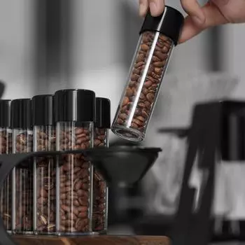 MHW-3BOMBER Контейнер для хранения кофейных зерен 8 трубок с выпускным клапаном Хранение продуктов для чая, кофе, аксессуары для домашнего бариста