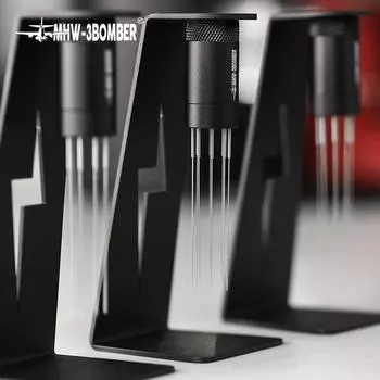 MHW-3BOMBER Мешалка для кофе эспрессо с металлической магнитной подставкой для хранения Дистрибьютор кофе Инструмент для помешивания Аксессуары для домашнего бариста