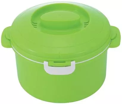 MI Creations Microwave Cooker Made in Japan with Recipe Drainer Preparation Green Microwave Cook Artisan 1.5L