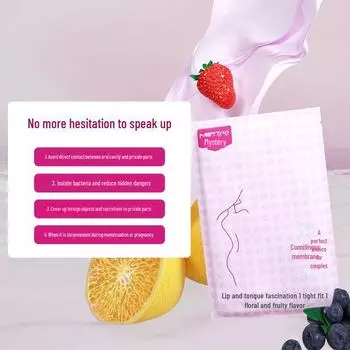 Ми Джи Лижет Вагинальный Фильм: Интерактивные игрушки SM для оральных ощущений, фруктового и гигиеничного интимного контакта, 500 шт./коробка. Blueberry Flavor