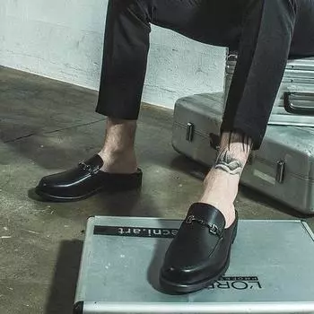 Miami Project MF 1891 Чаттануга Коровья кожаная мокасина Vanta Black-1891 240