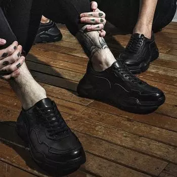 Miami Project MF 2091 Кроссовки Medway Natural Cowhide Ugly Vanta Black-2091 240