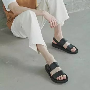 Miami Project MF S3012 Кожаные сандалии с ремешком Michkoltz Vanta Black-S3012 250