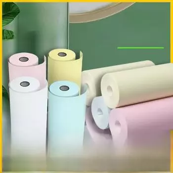 Miaomiaoji BPA-Free цветная термобумага 57x25 мм - портативная печатная бумага с тремя уровнями защиты 57*25 ordinary thermal paper 1 roll