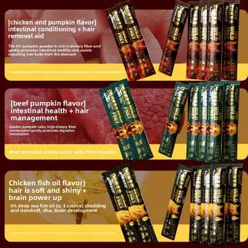 Miaoshuang Cat BarsPet Snacks Fish Oil Cat Bars Wet Cat Food Kitten Snacks Dog Bars Energy Bars Chicken & Fish oil -1pc