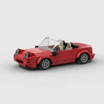 Miata MX-5 NA MOC Car Convertible Speed Champions Super Race F1 Vehicle Model Building Block Racing Brick Christmas Gift City